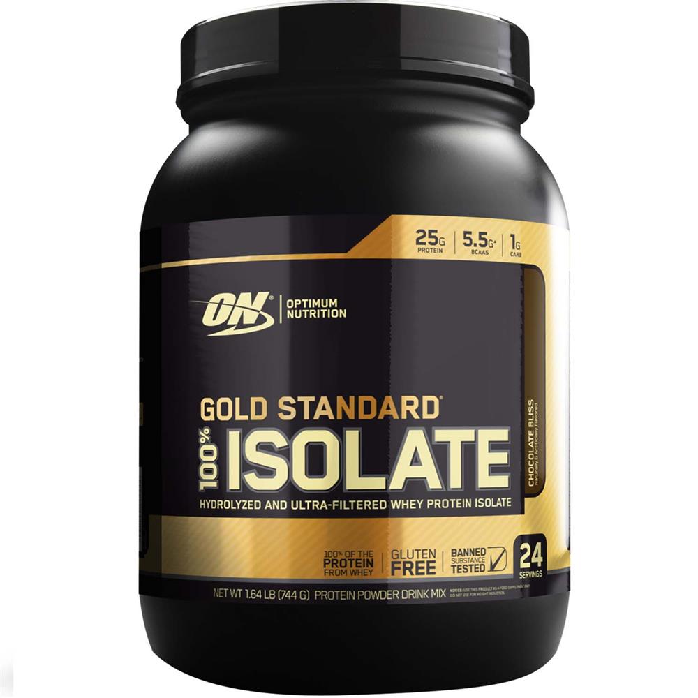 Optimum Nutrition Gold Standard 100% Whey Protein Isolate, Chocolate Bliss 744g