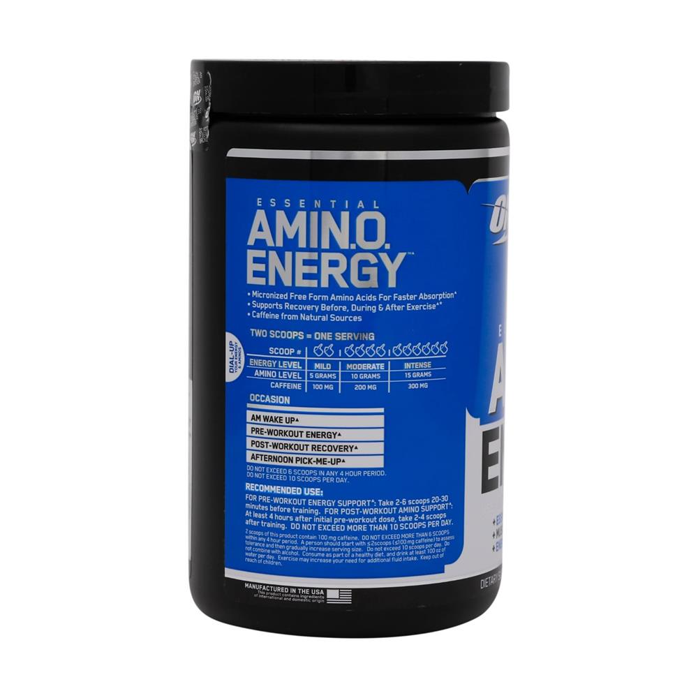 Optimum Nutrition Essential Amino Energy For Energy & Muscle Recovery, Blue Raspberry 270g