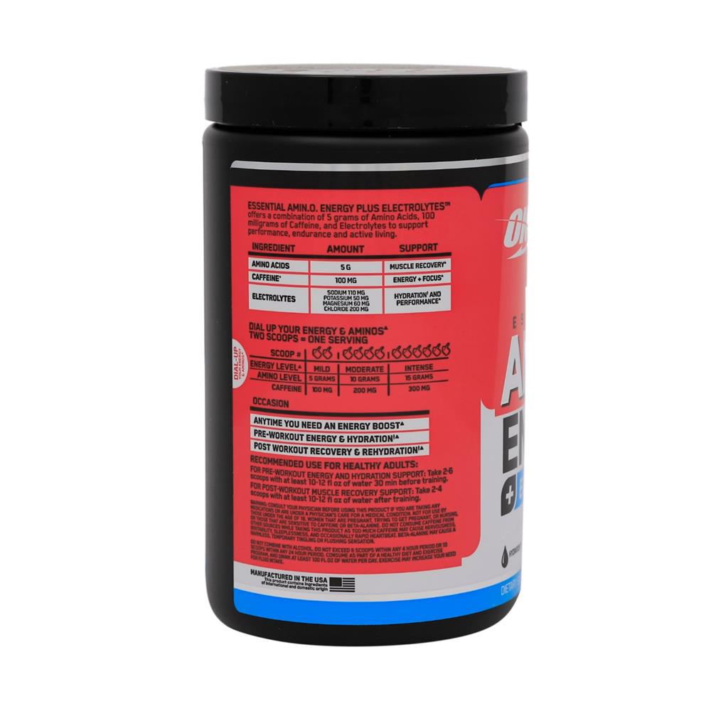 Optimum Nutrition Essential Amino Energy + Electrolytes For Energy & Muscle Recovery, Watermelon 285g